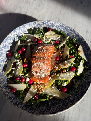 Winter Pear & Kale Salad
