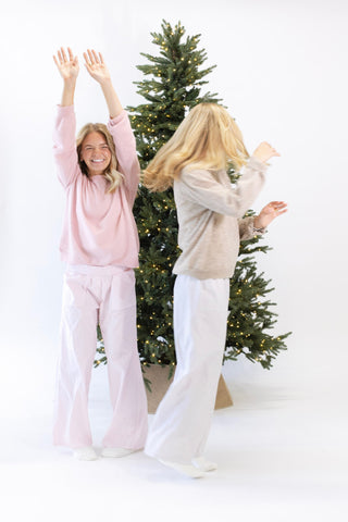 Bridget Pant in Taupe Stripe
