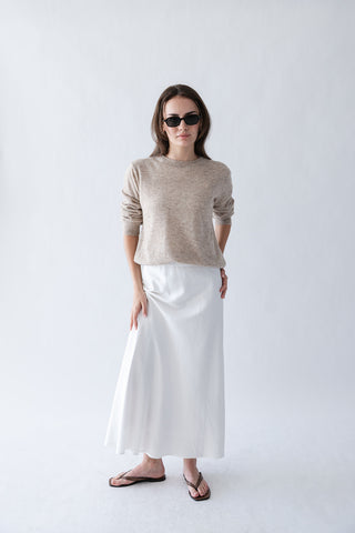 Whit Sweater in Heather Taupe
