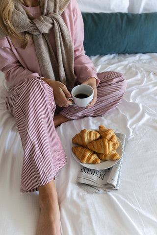 Bridget Pant in Holiday Red Stripe
