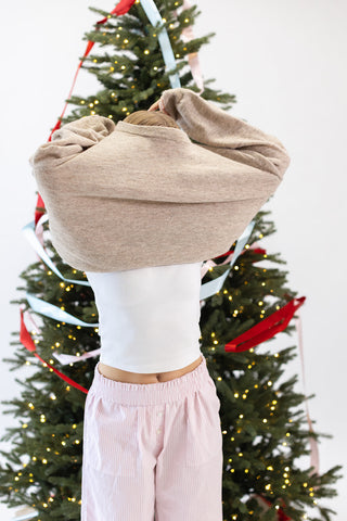 Whit Sweater in Heather Taupe
